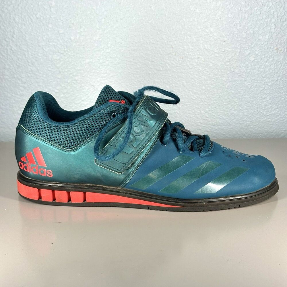 Adidas Powerlift 3.1 Shoes Mens Size 10.5 Blue Red Weightlifting Gym BA8014 - Picture 8 of 13